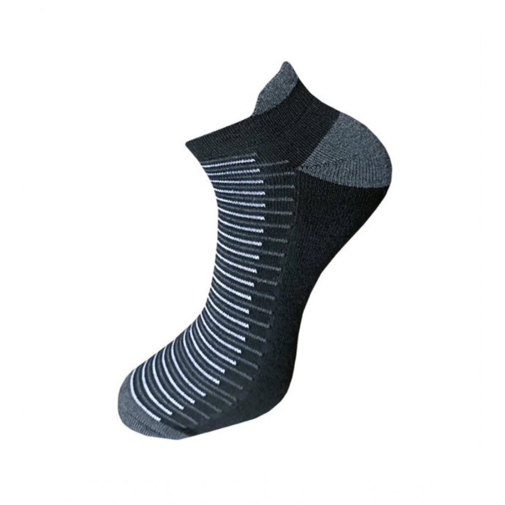 3_Pair Set Unisex Casual Cotton Striped Ankle Length Socks · 1116