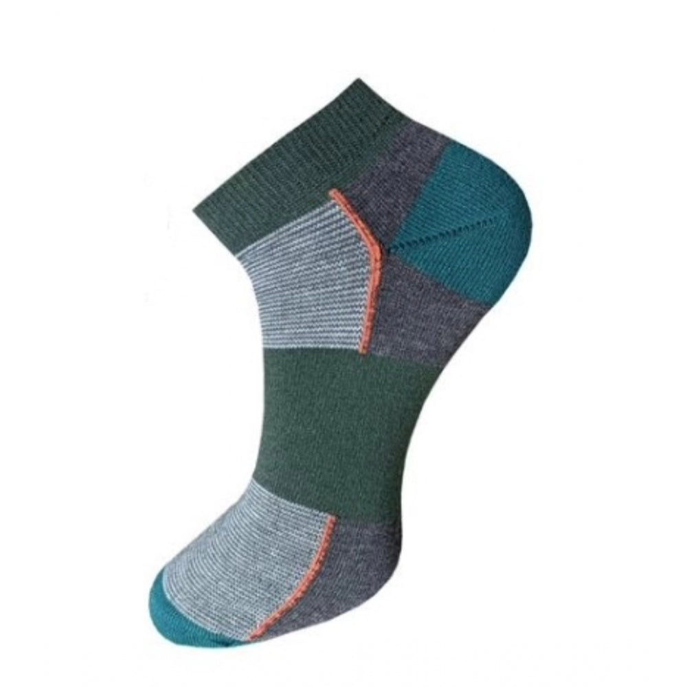 3_Pair Set Unisex Casual Cotton Striped Ankle Length Socks · 1166
