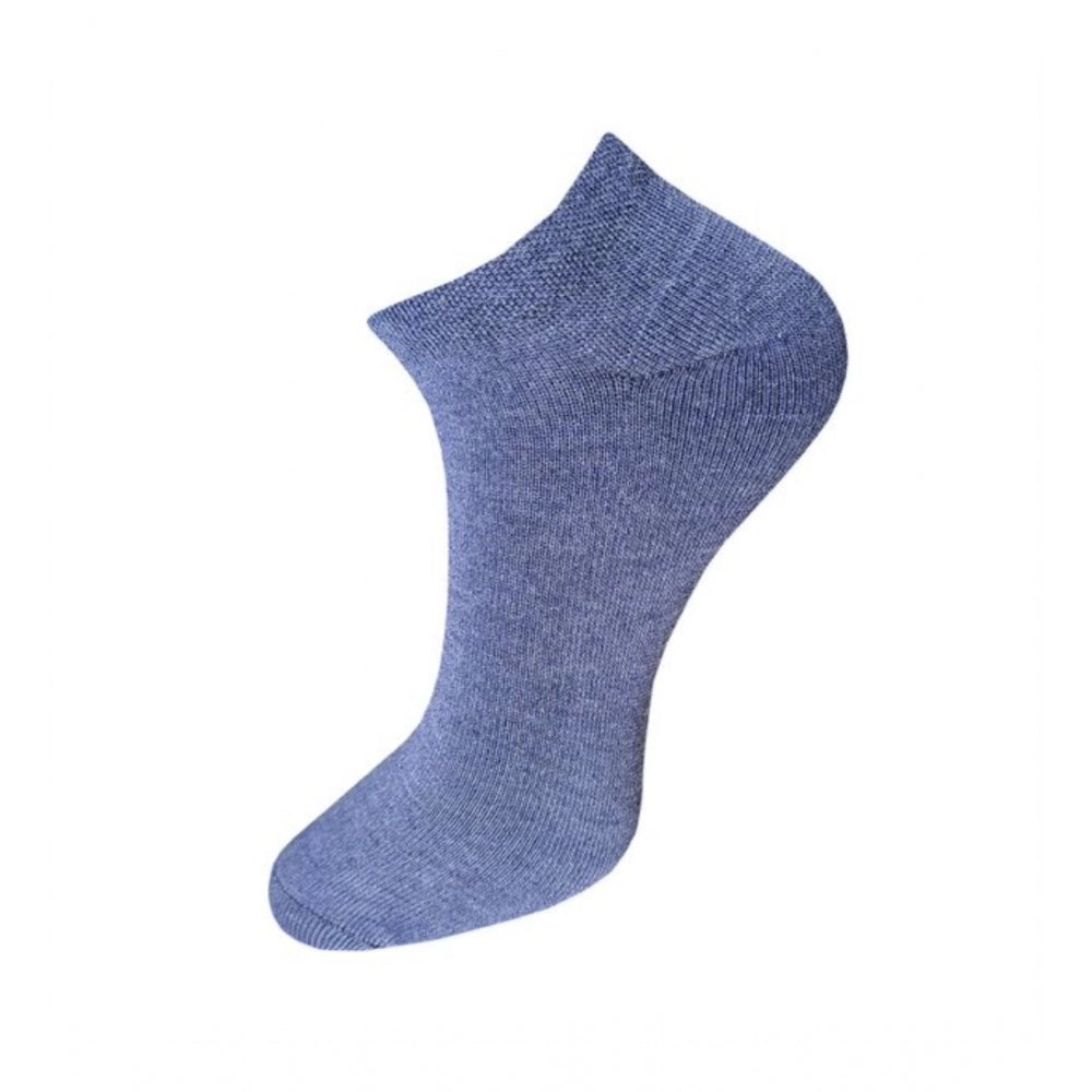 3_Pair Set Unisex Casual Cotton Solid Ankle Length Socks · 1149