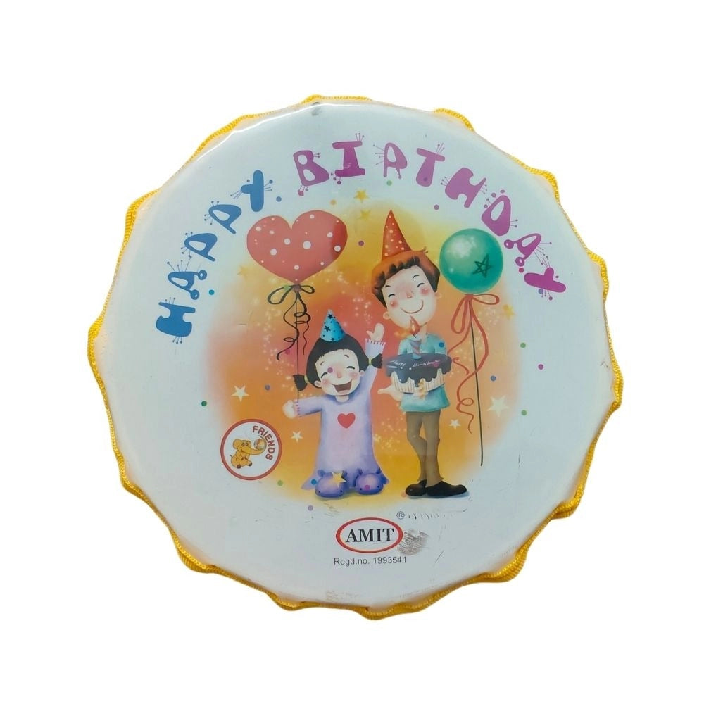 Happy Birthday Theme Printed Musical Dhol