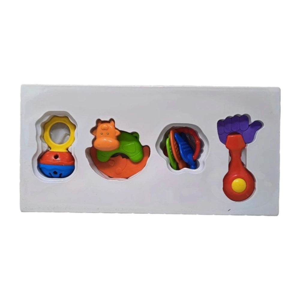 Infant Rattle Set — 4 Pcs