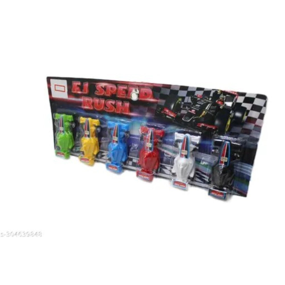 6_Pcs Set Colorful Mini Pull Back Car Set
