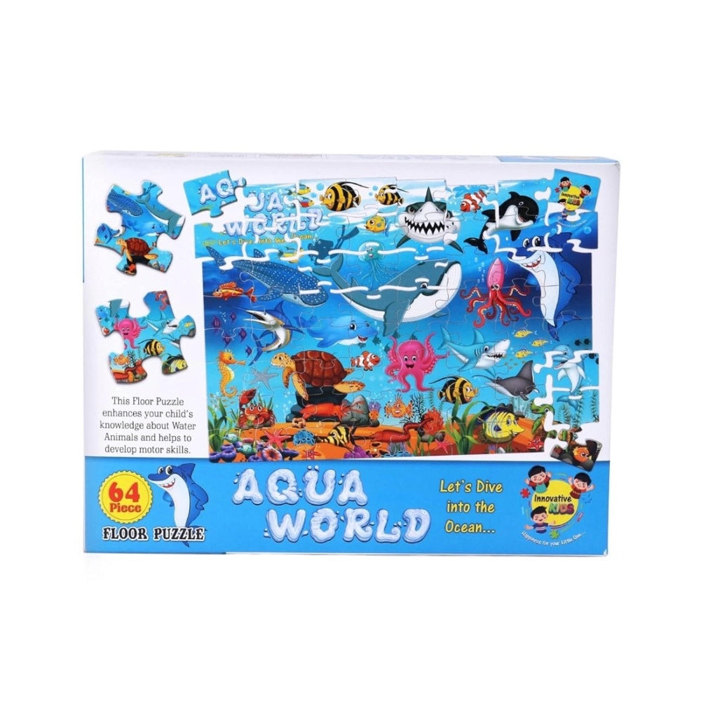 64_Pcs Set Aqua World Puzzle