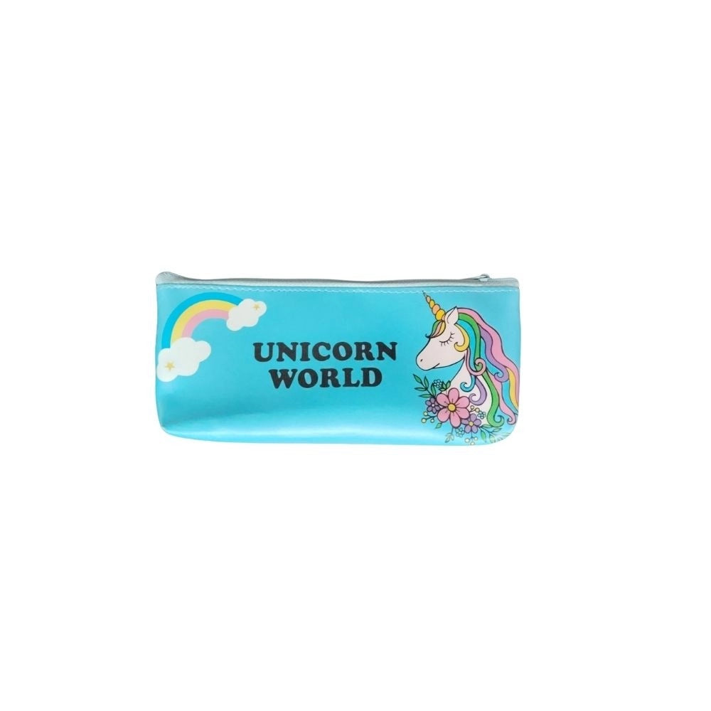 Pack Of_2 Pencil Poch - Unicorn World