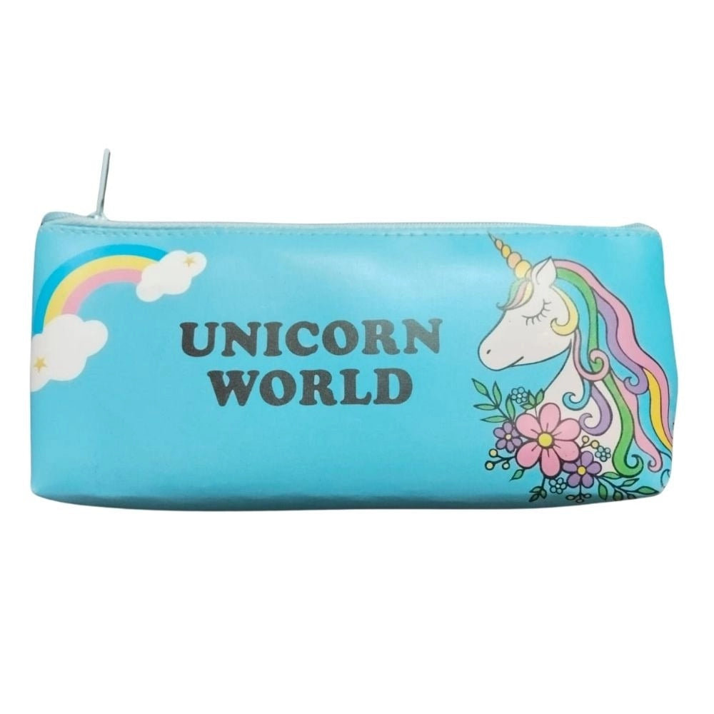 Pack Of_2 Pencil Poch - Unicorn World