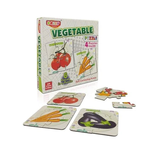 4_Pcs Set Vegetable Puzzles