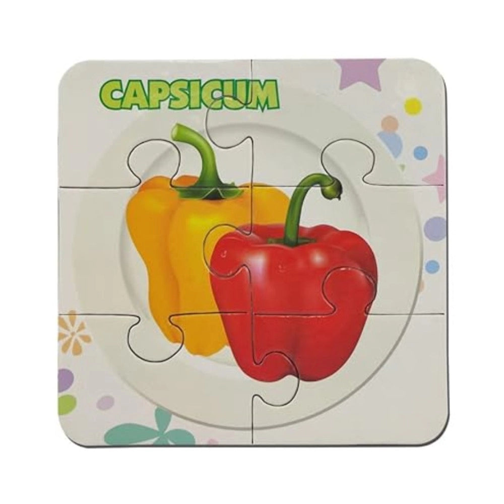 4_Pcs Set Vegetable Puzzles