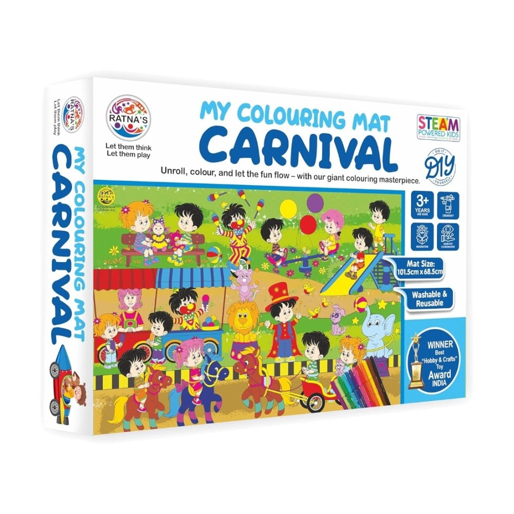 Carnival Printed Colouring Mat