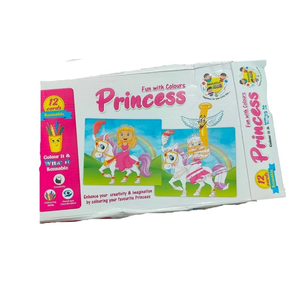 Fun With Coloring Board-Princess