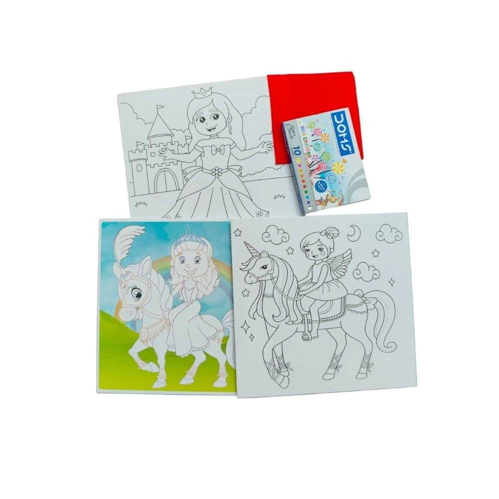 Fun With Coloring Board-Princess