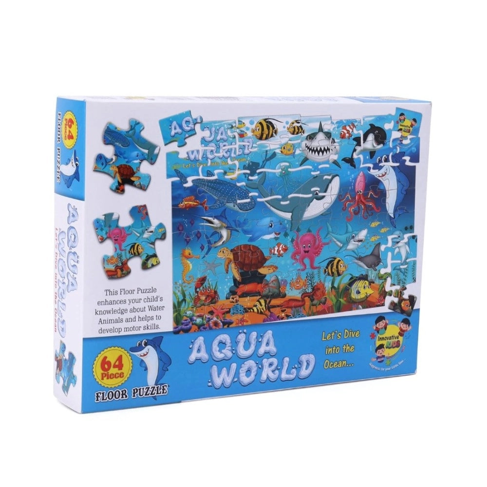 64_Pcs Set Aqua World Puzzle
