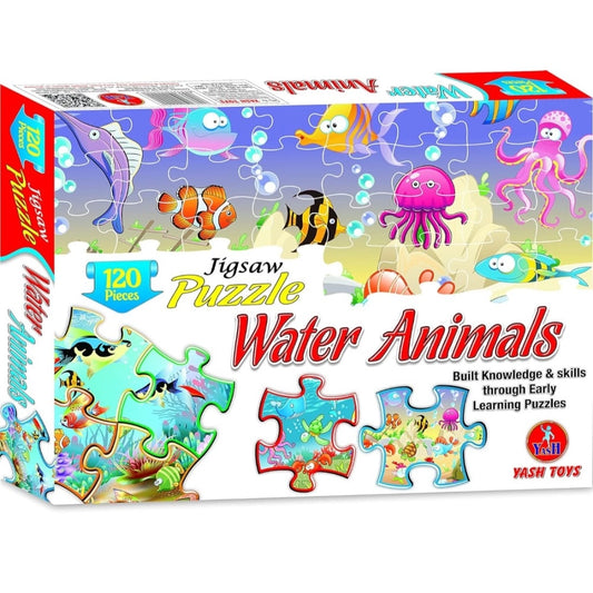 120_Pcs Jigsaw Puzzle Water Animals Set