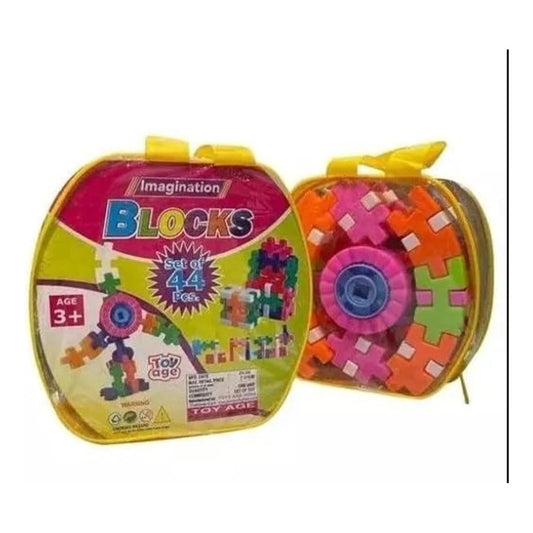 44_Pcs Set Imagination Puzzle Block Set