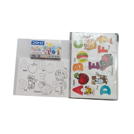 2 In 1 Puzzle & Colors Alphabet