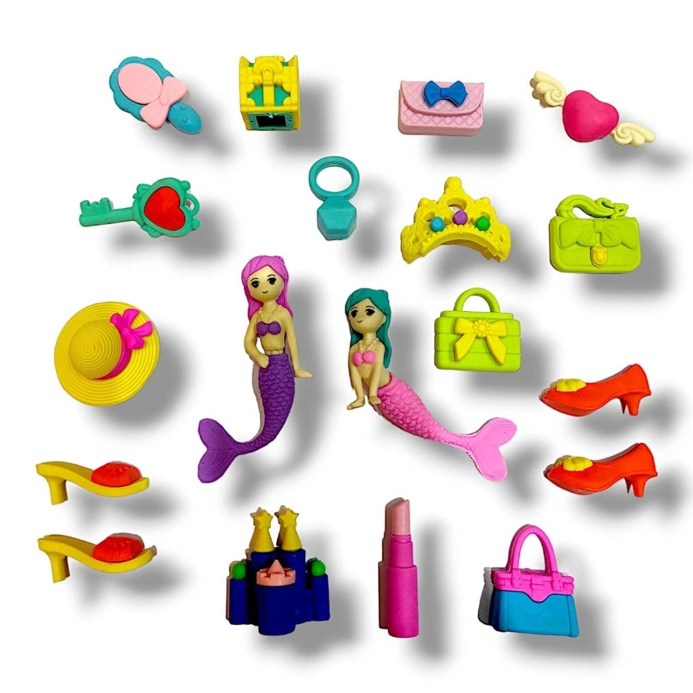 Eraser Set - Mermaid Theme