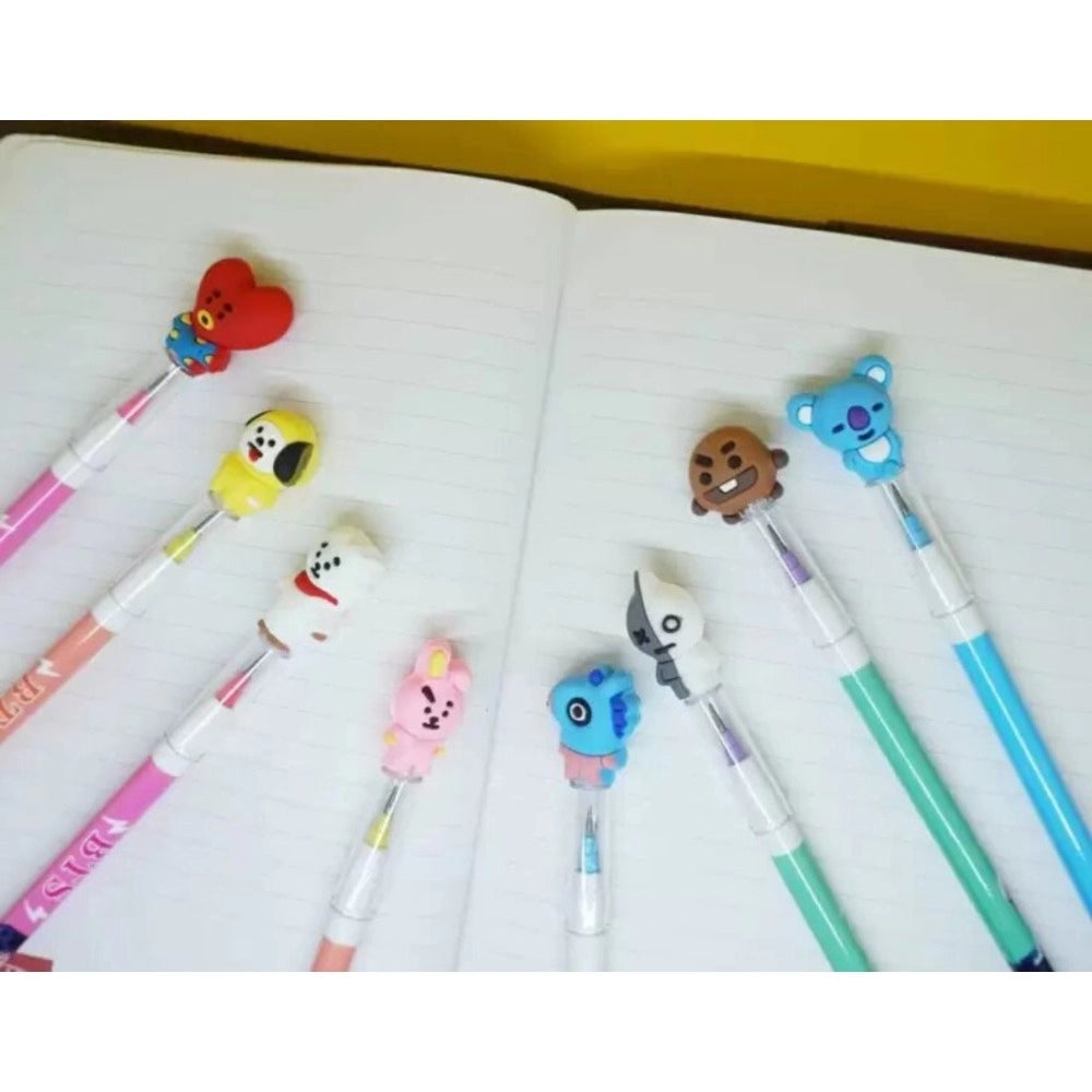 Pack Of_5 Bts Army Pencil Set