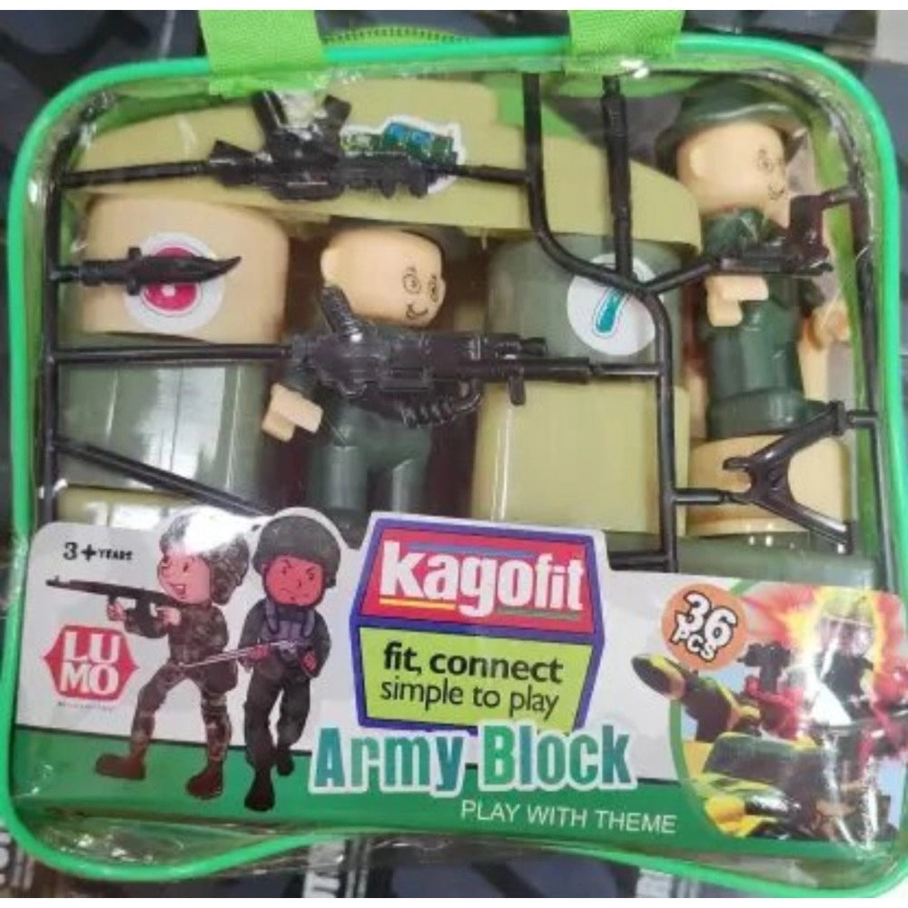 36_Pcs Set Army Blocks
