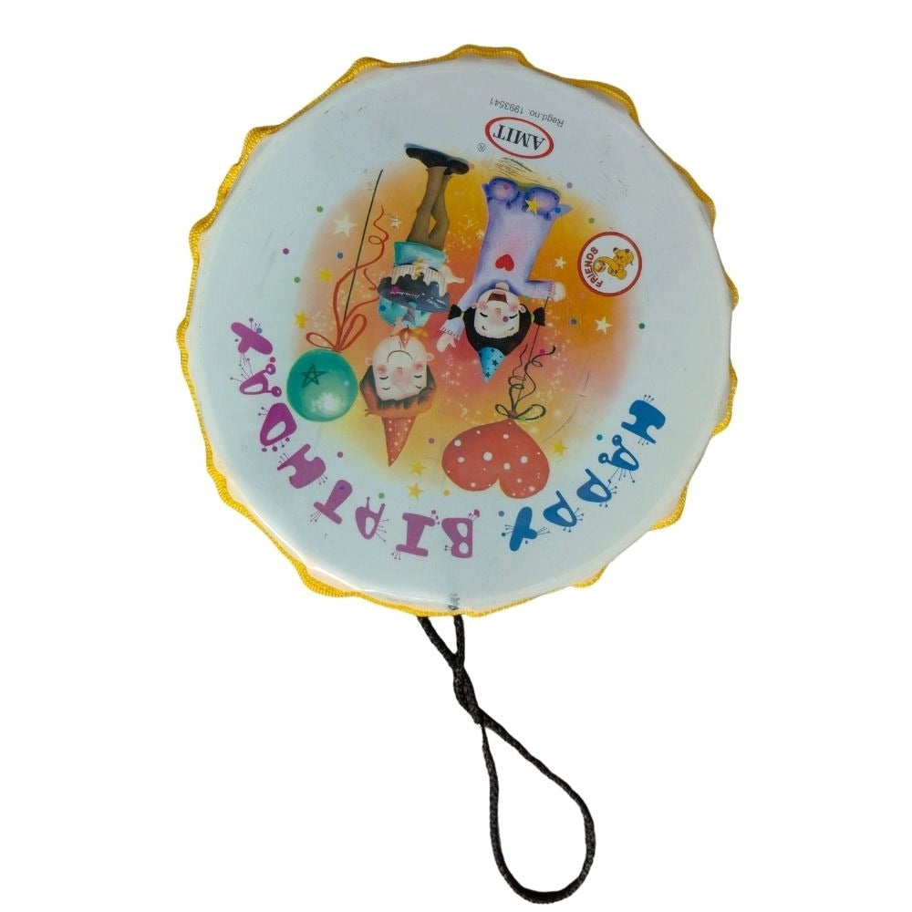 Happy Birthday Theme Printed Musical Dhol