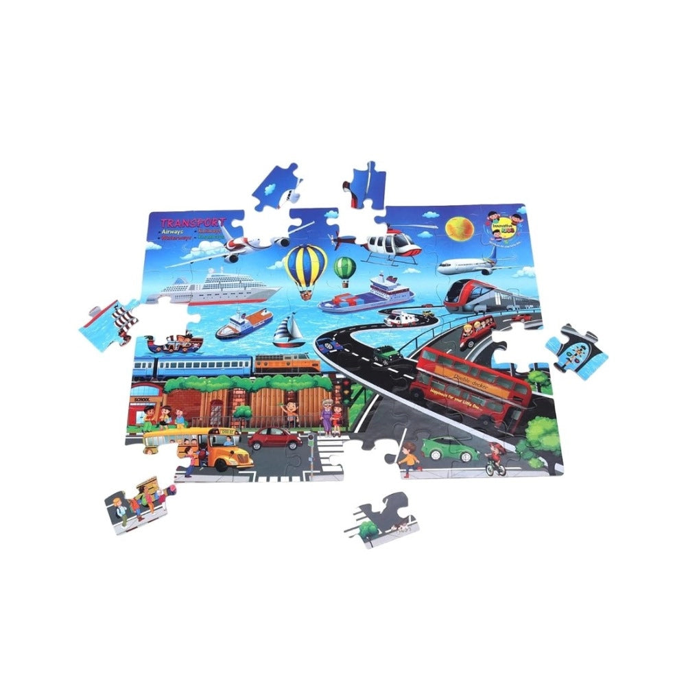 64_Pcs Set Transport Puzzle