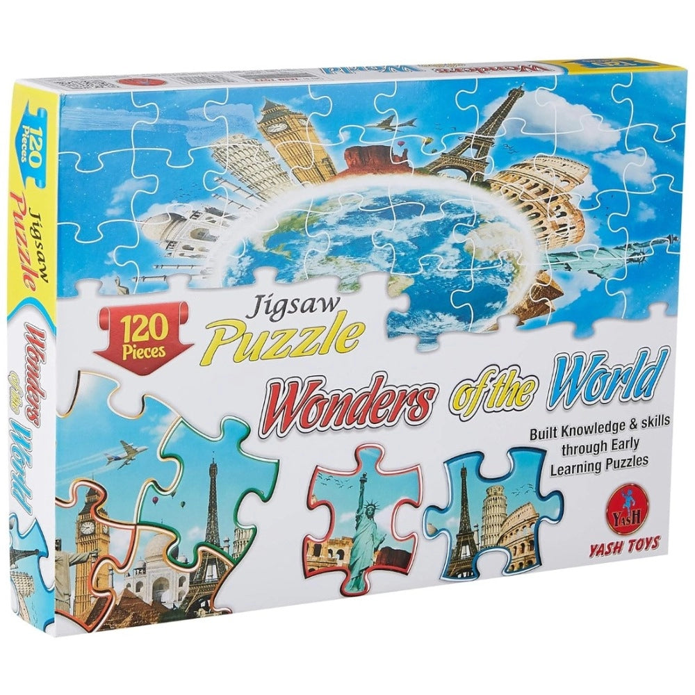 120_Pcs Jigsaw Puzzle Wonders Of The World