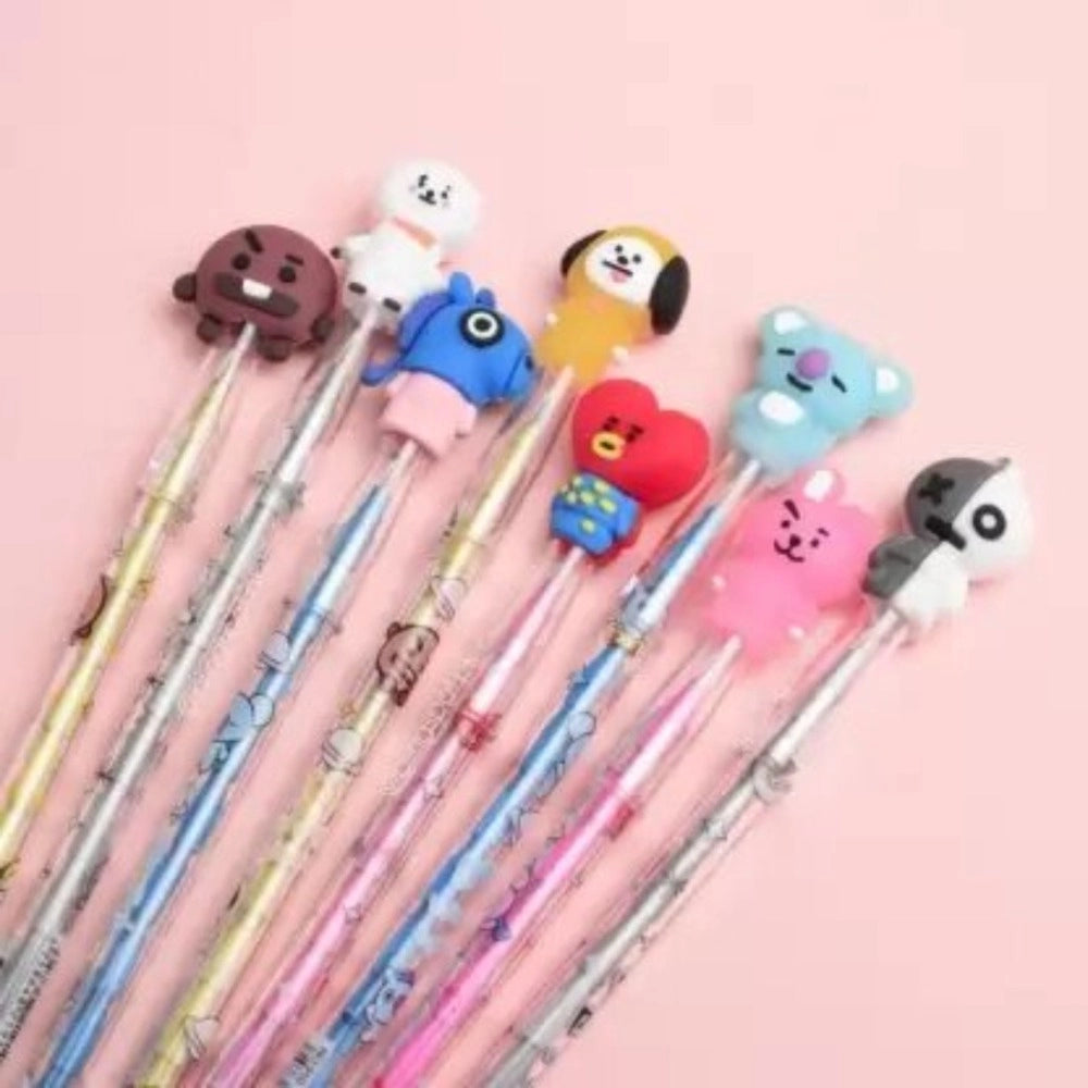 Pack Of_5 Bts Army Pencil Set