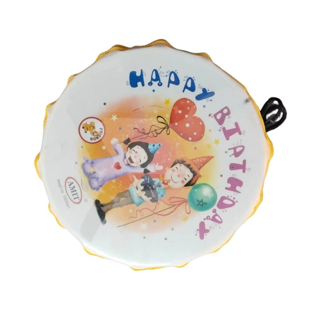 Happy Birthday Theme Printed Musical Dhol