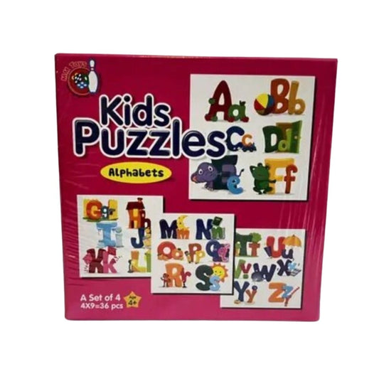 4_Pcs Set Alphapet Puzzle