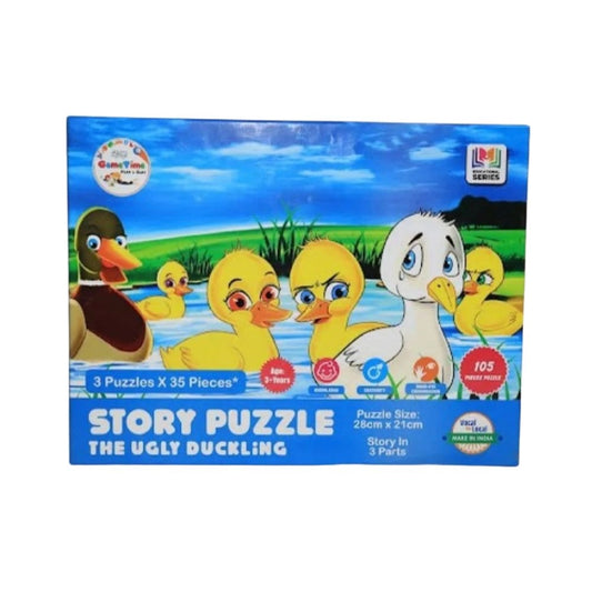 35_Pcs Set Ugly Ducklingg Story Puzzle