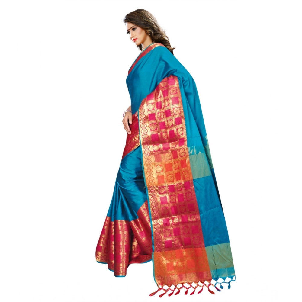 Women's Jacquard Woven Saree · 1056