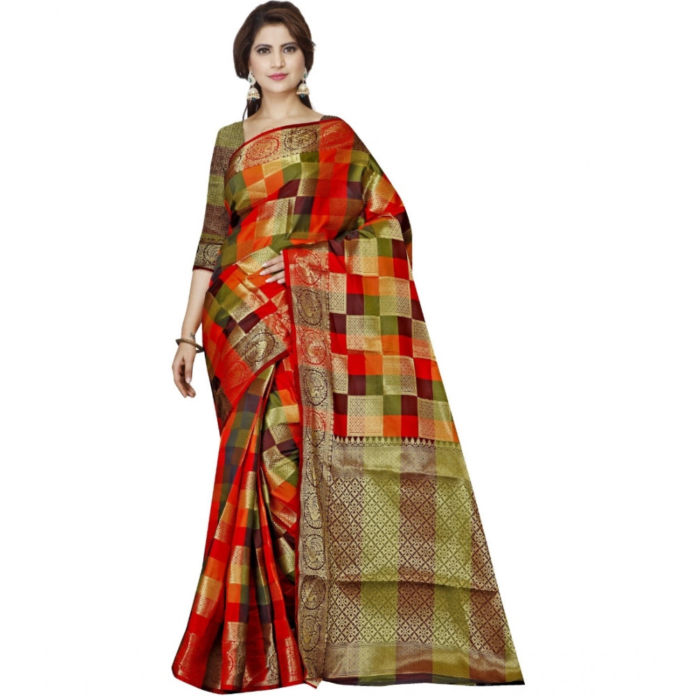 Women's Jacquard Woven Saree · 1267
