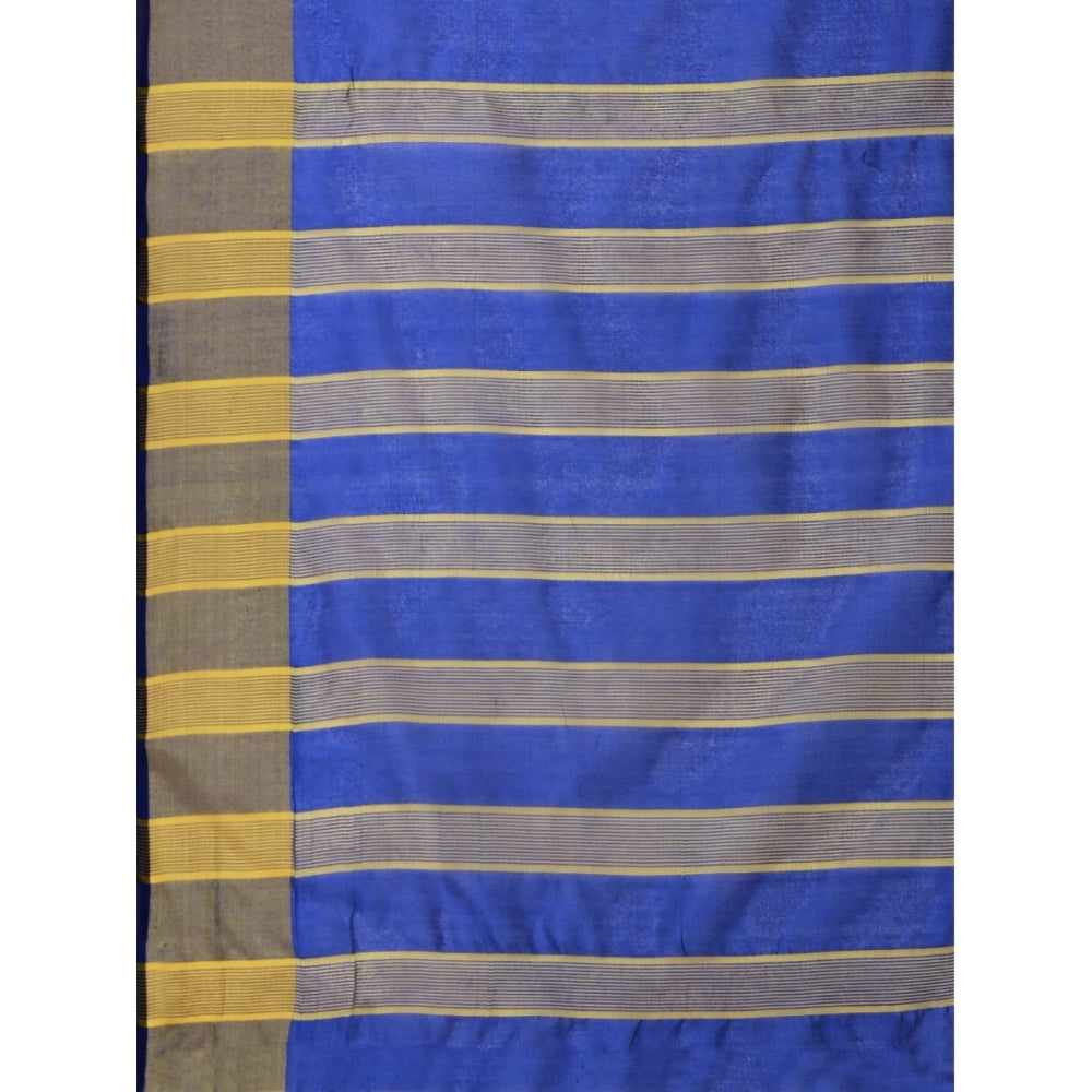 Women's Cotton Silk Striped Saree