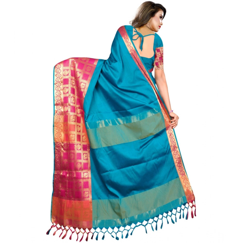Women's Jacquard Woven Saree · 1056