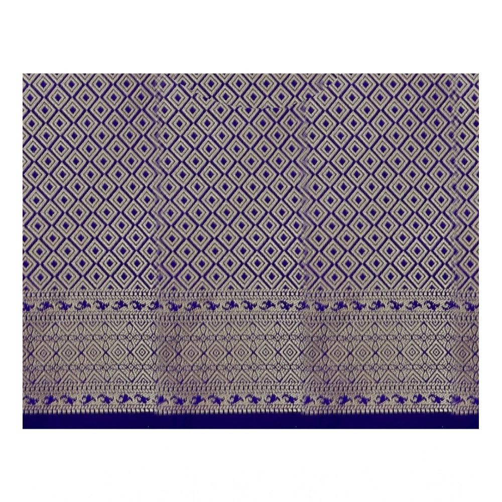 Women's Jacquard Woven Saree — Pink · 1078