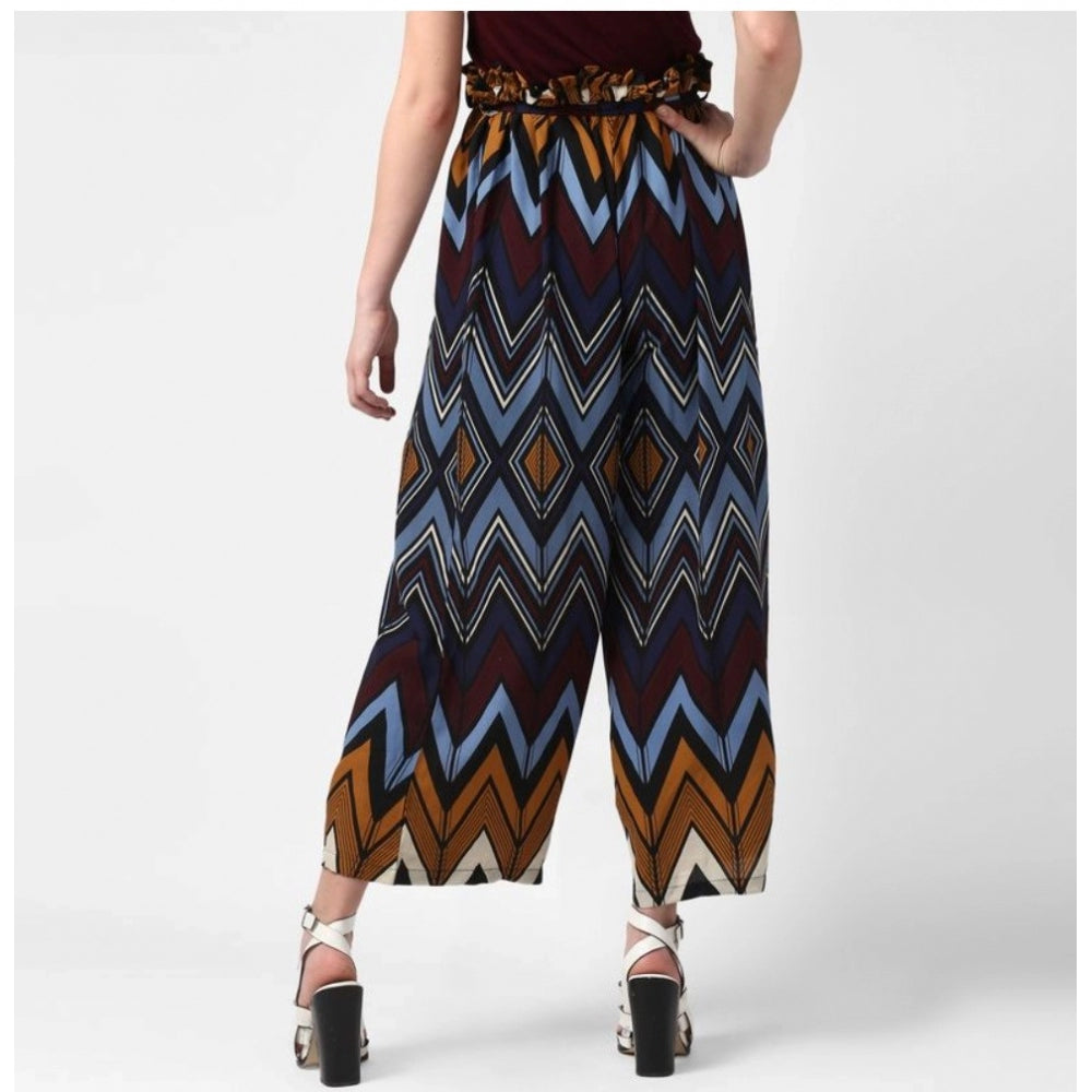 Women's Chevron Elasticated Trousers