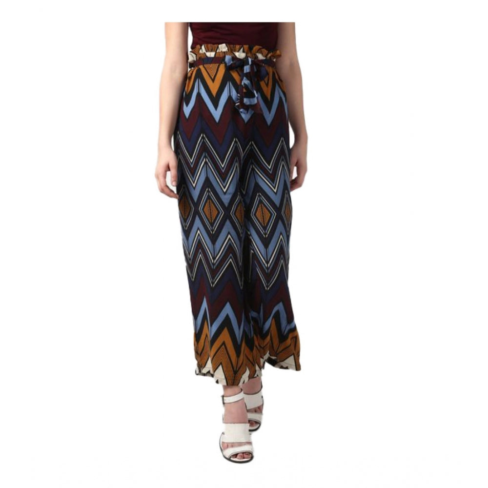Women's Chevron Elasticated Trousers