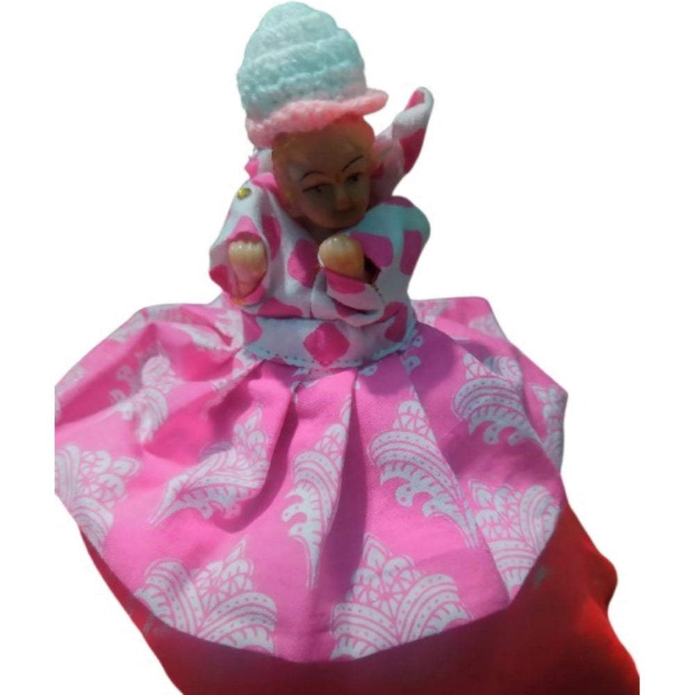Laddu Gopal Cottn Dress Size: 0 To 6 — Pink