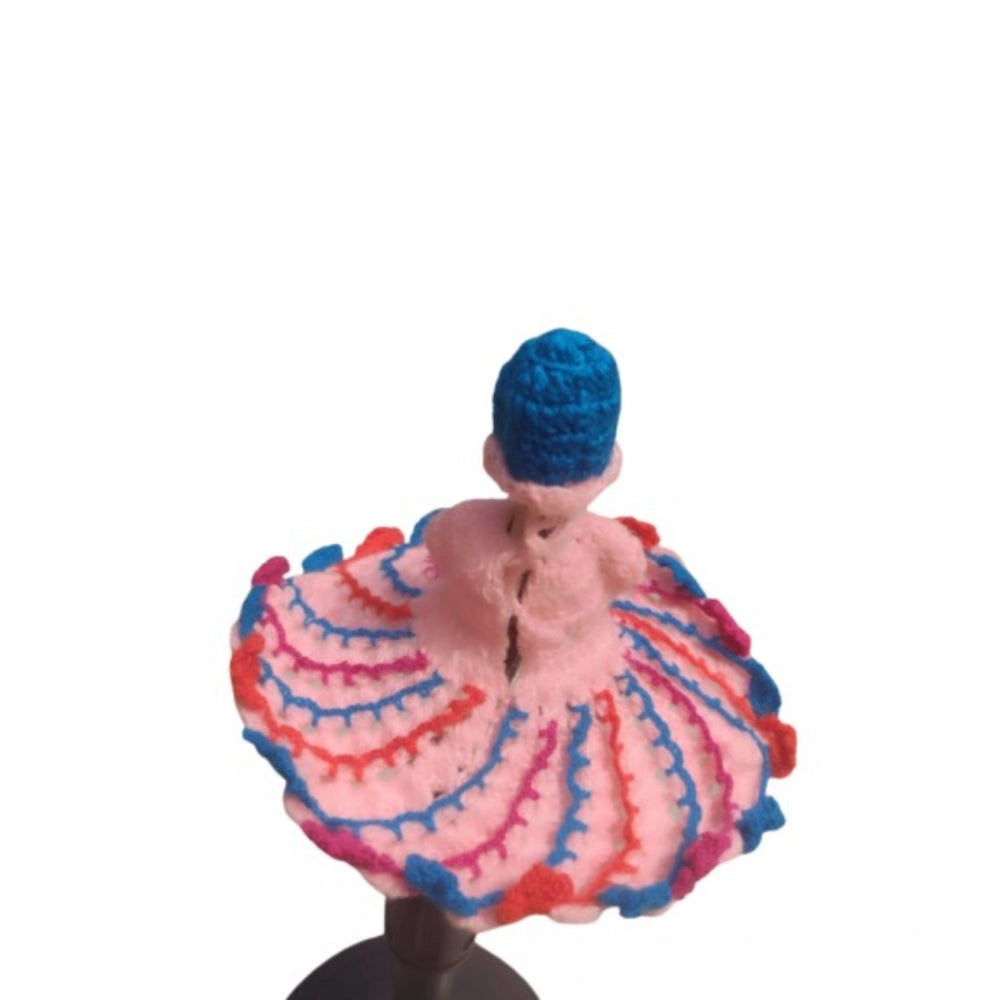 Laddu Gopal Tharad Dress Size: 0 To 6 — Baby Pink