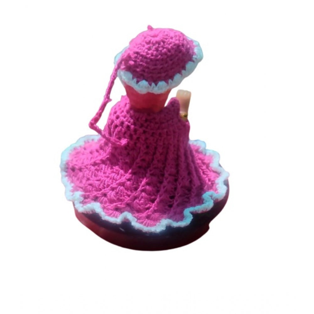 Laddu Gopal Tharad Dress Size: 0 To 6 — Magenta