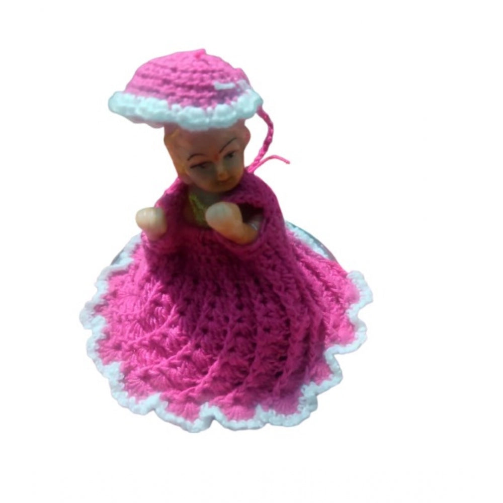 Laddu Gopal Tharad Dress Size: 0 To 6 — Magenta