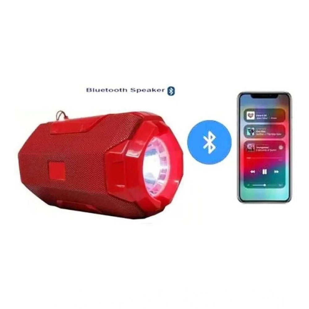 Rubber Wireless Ao105 Bluetooth Speaker — Red
