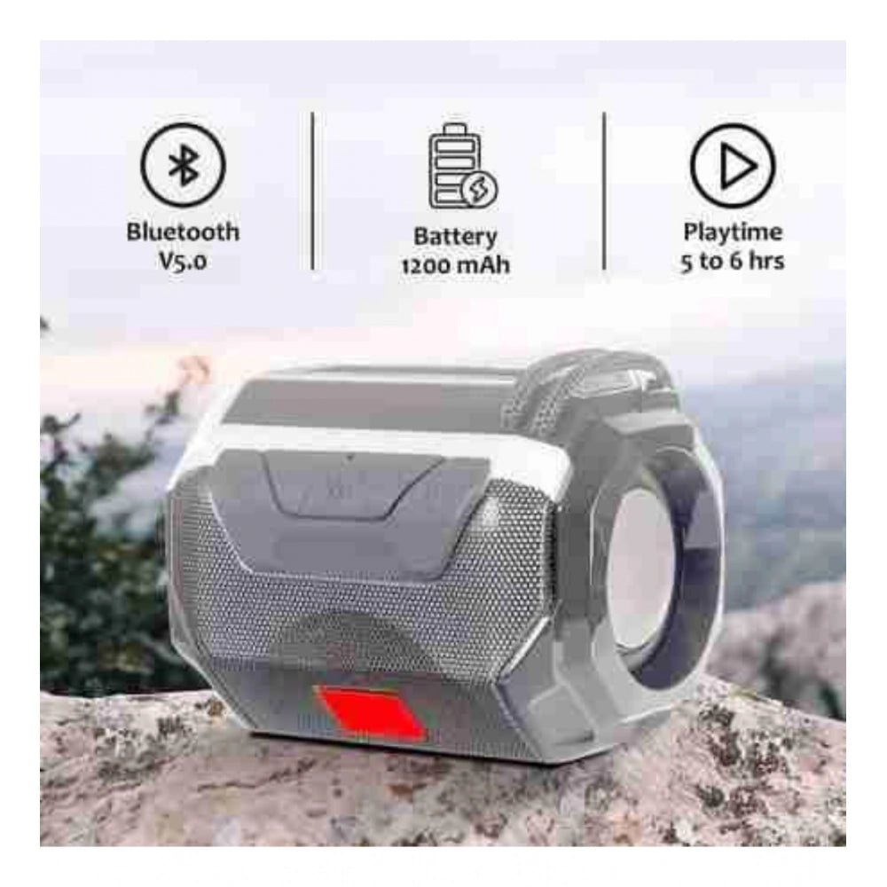 Rubber Wireless A005 Bluetooth Speaker — Grey