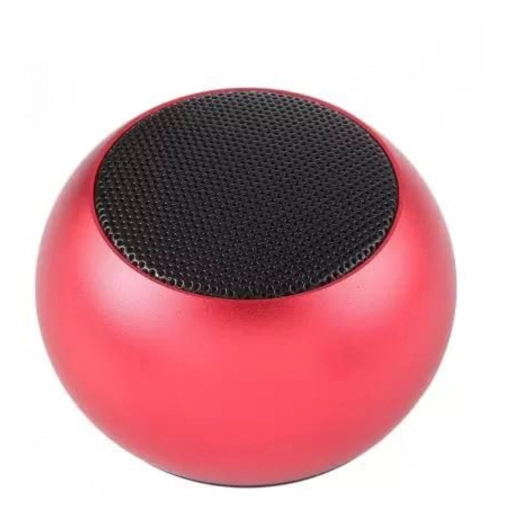 Rubber Wireless M3 Bluetooth Speaker — Red