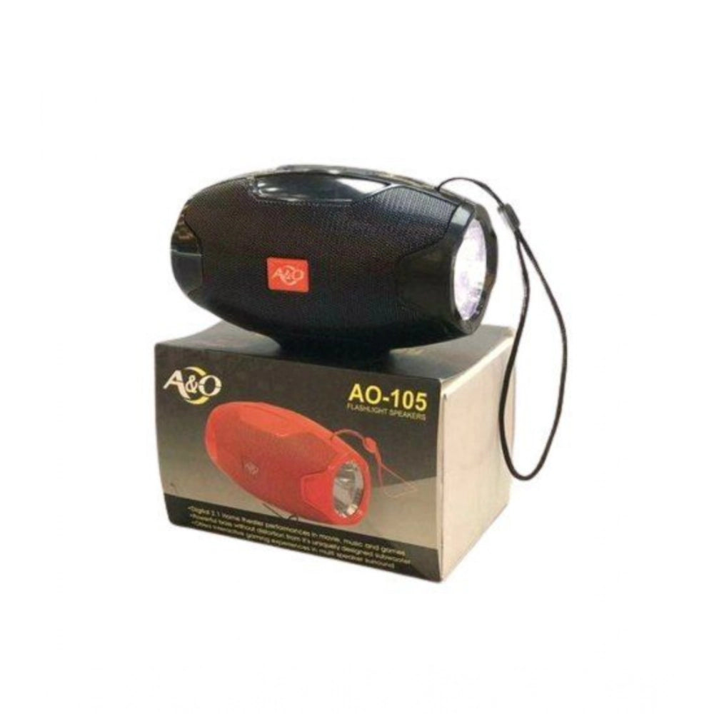 Rubber Wireless Ao105 Bluetooth Speaker — Black