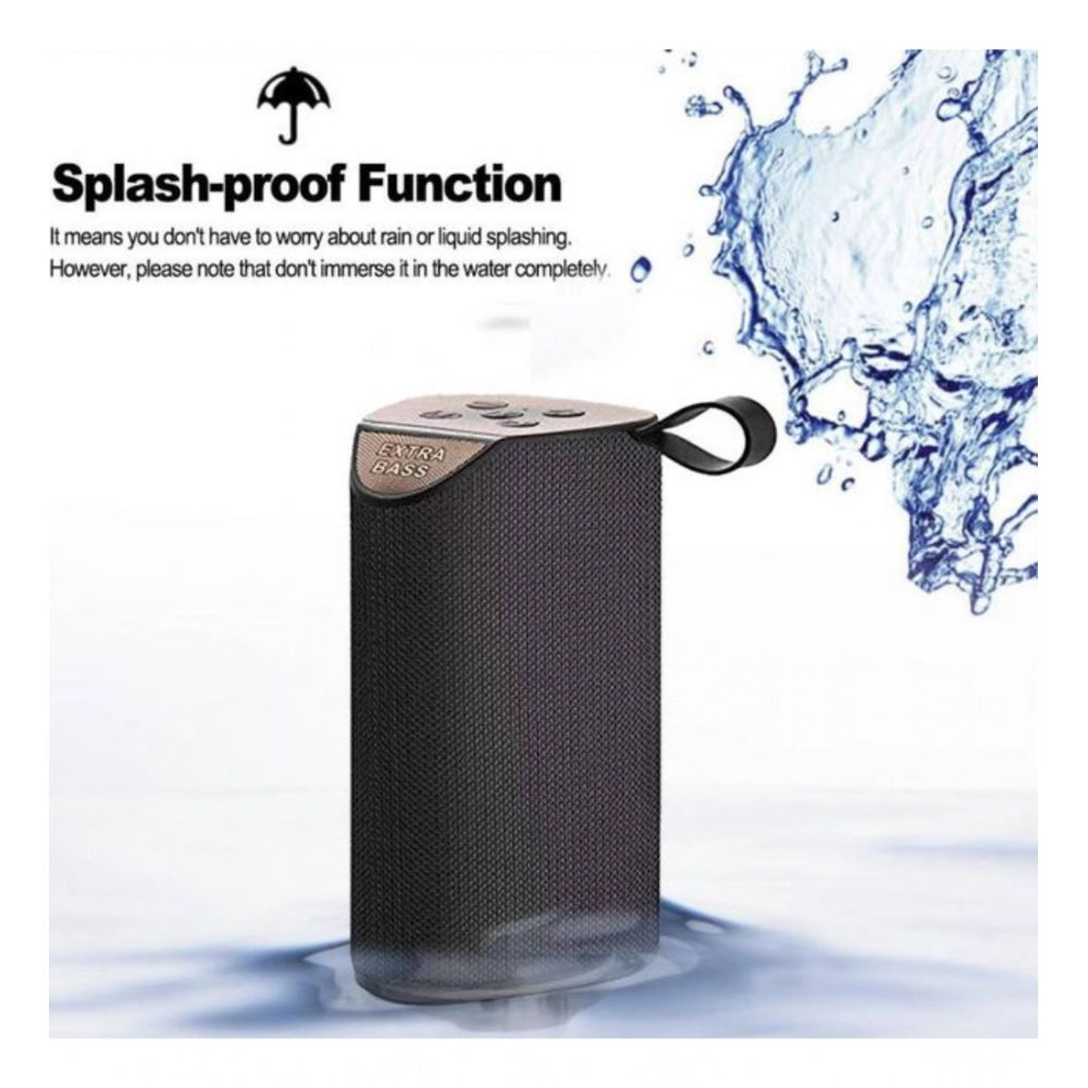 Rubber Wireless Tg111 Bluetooth Speaker — Black