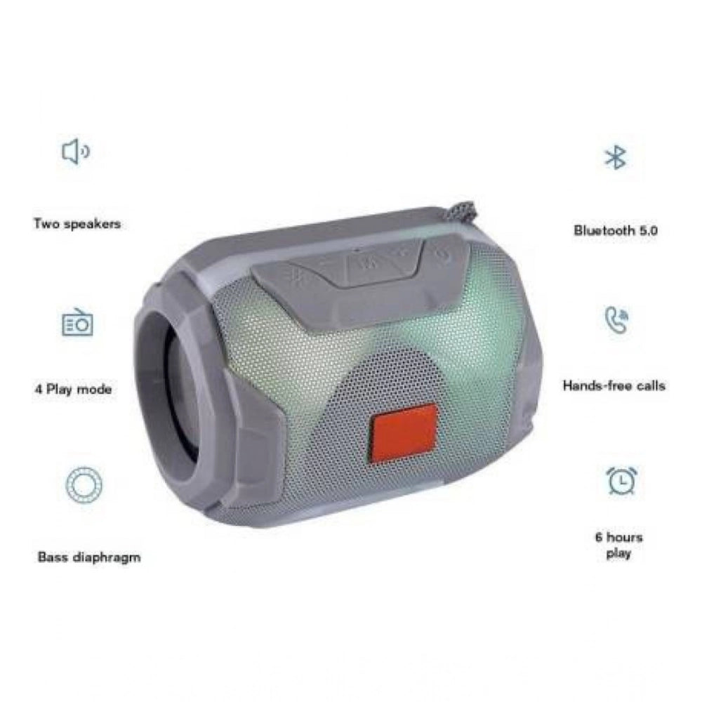Rubber Wireless A005 Bluetooth Speaker — Grey