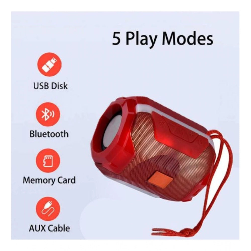 Rubber Wireless A005 Bluetooth Speaker — Red