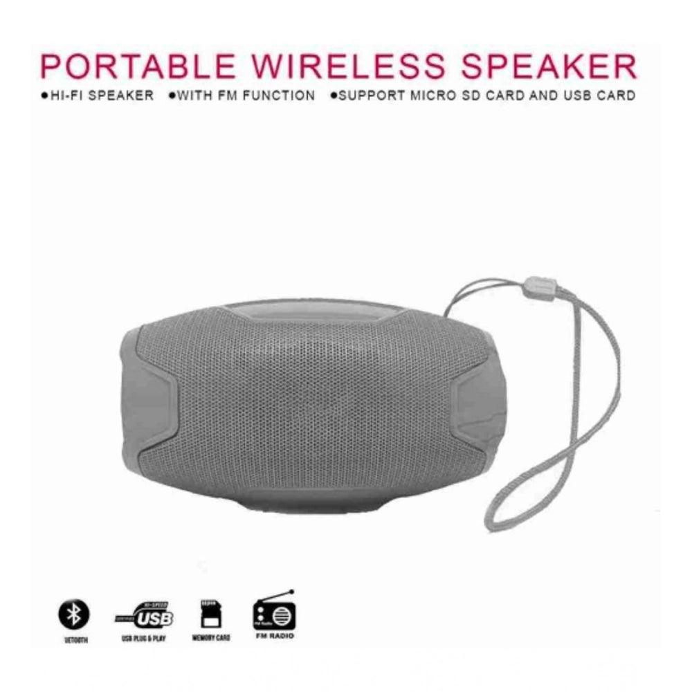 Rubber Wireless Ao105 Bluetooth Speaker — Grey