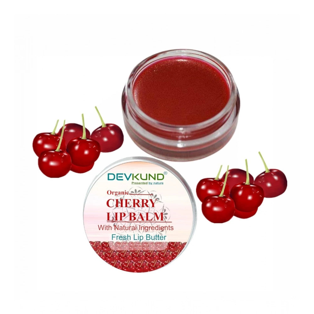 Unisex Herbal Dark And Chapped Lips Cherry Lip Balm — 10Gm · lm27