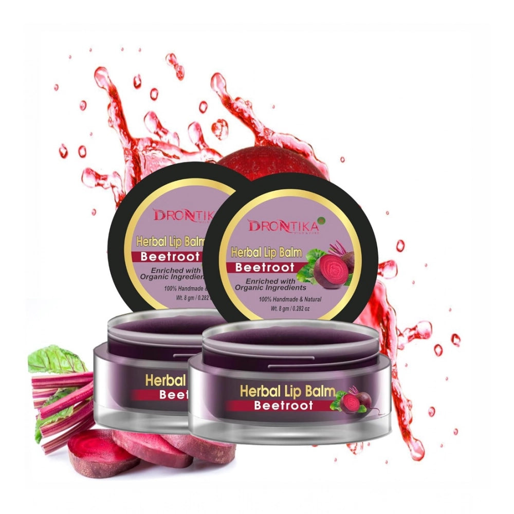 Unisex Herbal Dark And Chapped Lips Beetroot Lip Balms · Pack of 2 — 20Gm