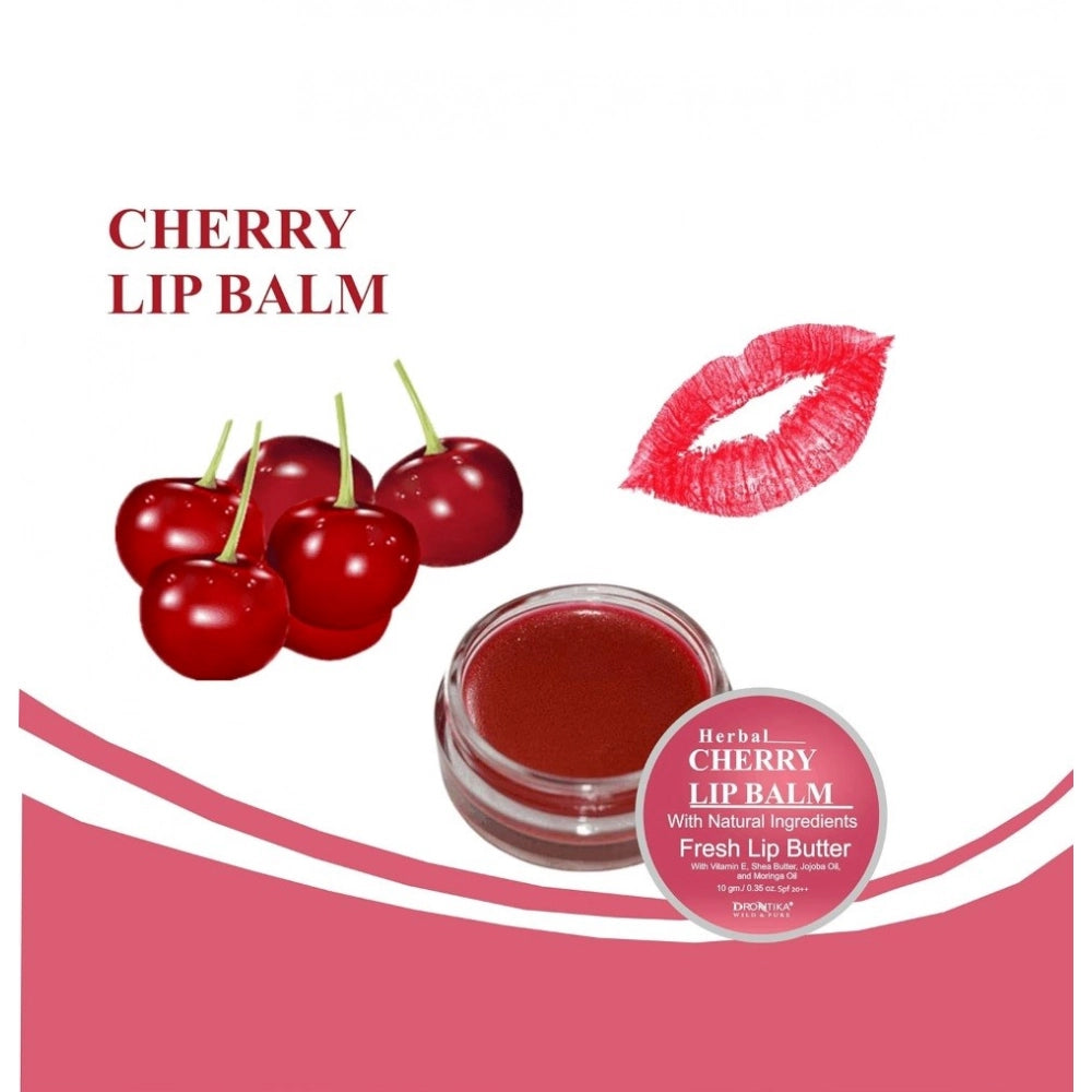 Unisex Herbal Dark And Chapped Lips Cherry Lip Balm — 10Gm · lm30